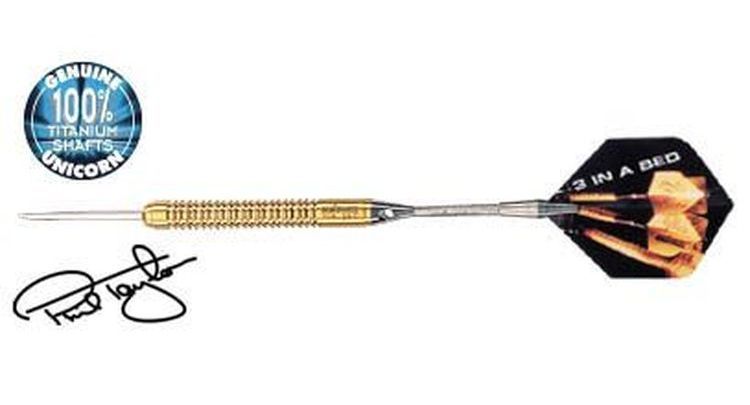 Дротики Unicorn "Hero Golden" Phil Taylor tungsten  95%  steeltip 23 грамма, артикул 10467